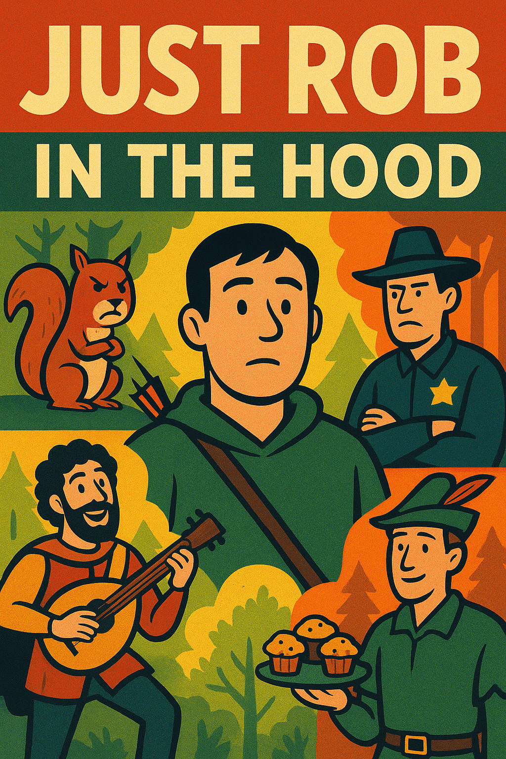 Cover for Just Rob, in the Hood