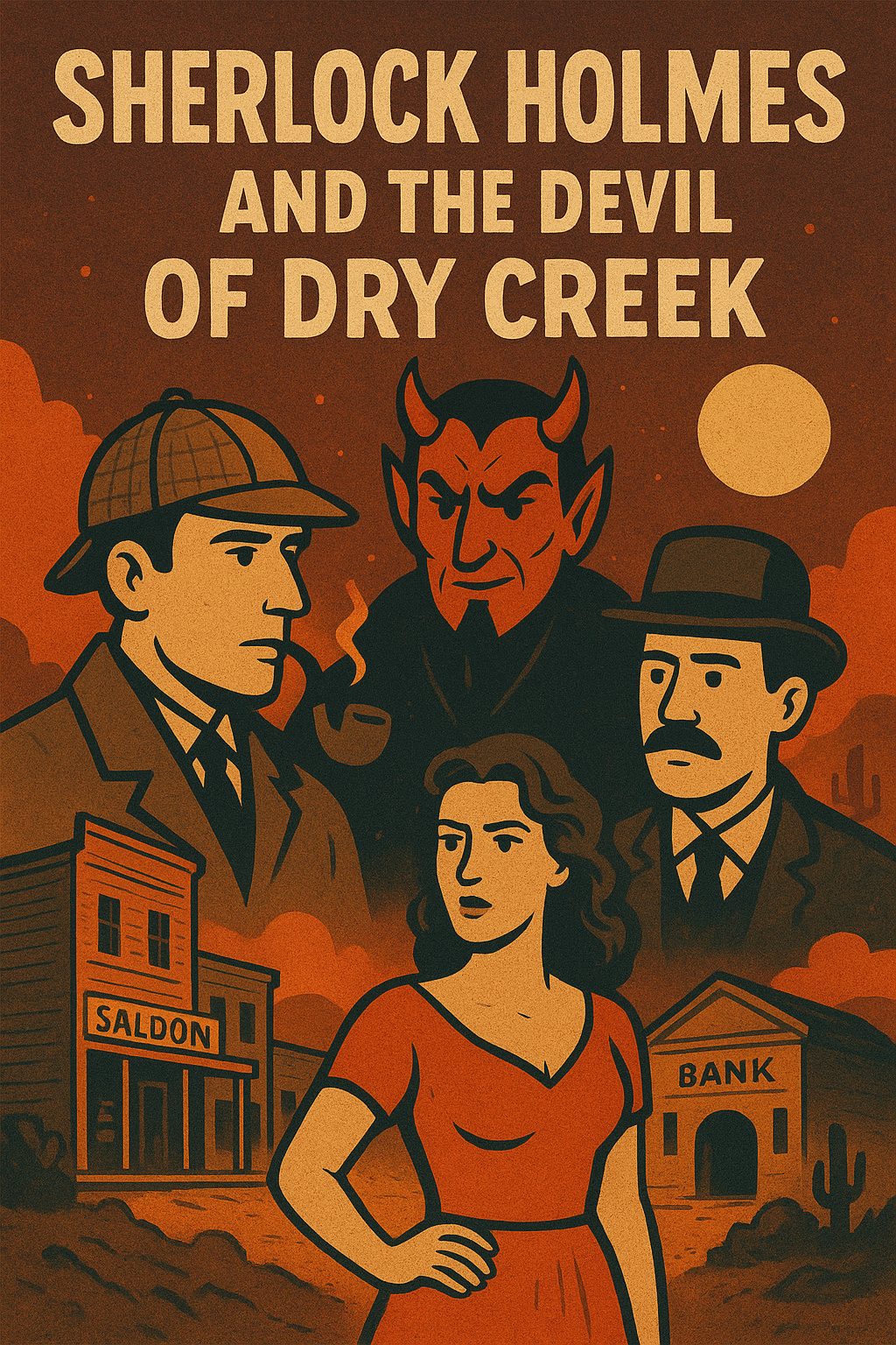 Cover for Sherlock Holmes and the Devil of Dry Creek